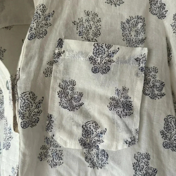 Rebecca Taylor Long Sleeve 3/4 Button Up Blouse - Picture 13 of 15